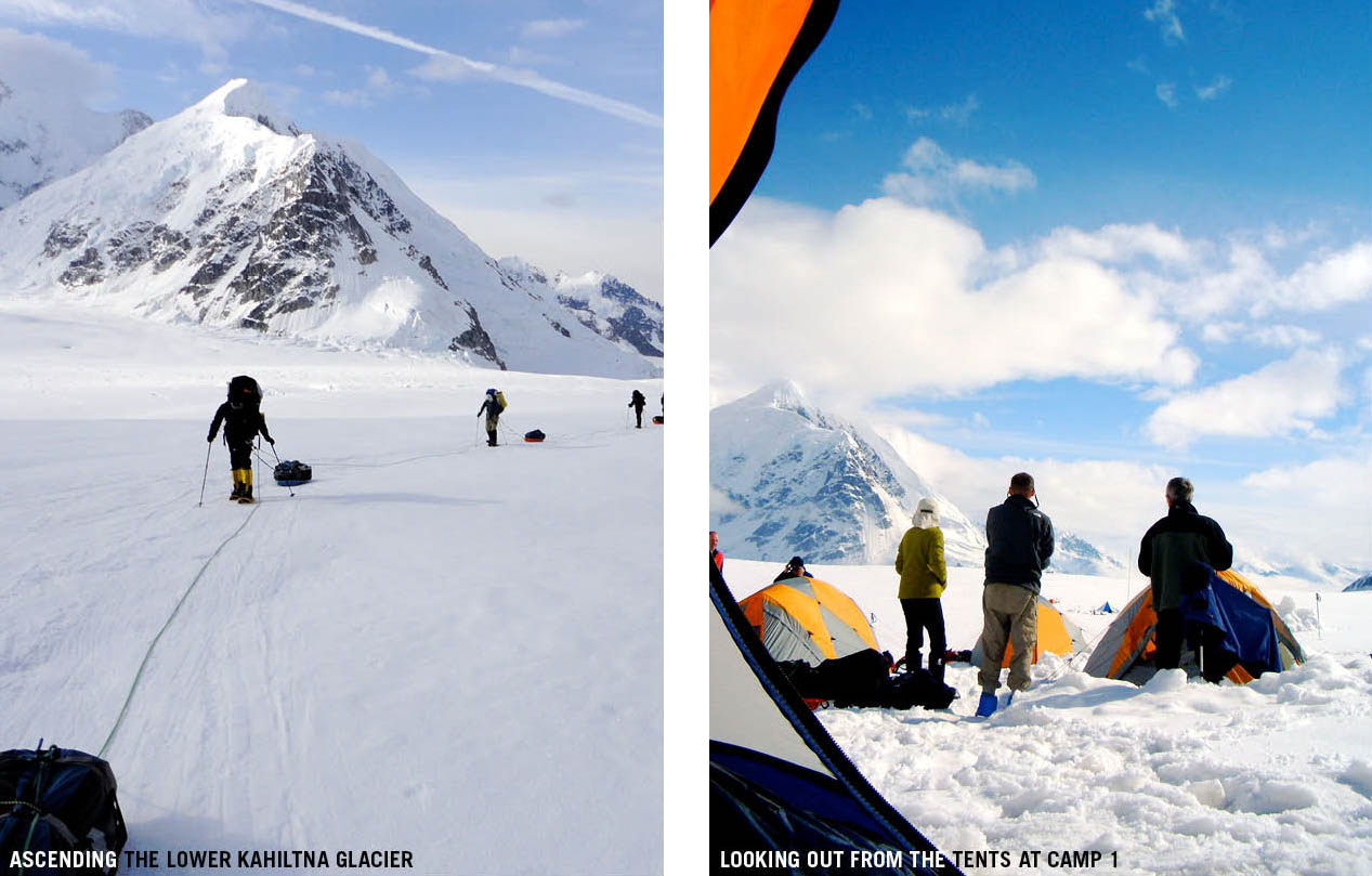 Kahiltna Base Camp To The Base Of Ski Hill