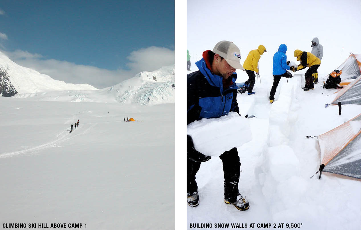 Base Of Ski Hill Camp To 9,600' Camp